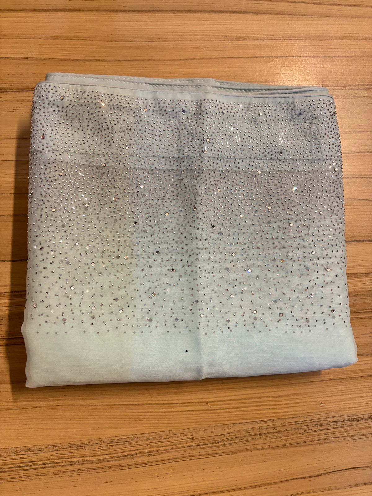 Midnight Spark Chiffon Saree (UNSTITCHED)